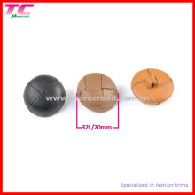 20mm Leather Shank Button in Different Color